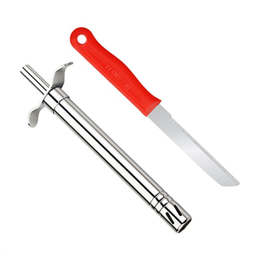 Vim star Stainless Steel kitchen gas lighter plus small knife