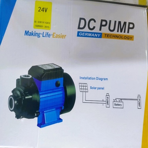 Solar DC booster water pump 24 V