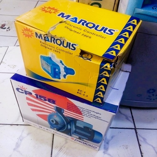 Pedrollo 1 hp booster water pump with controller