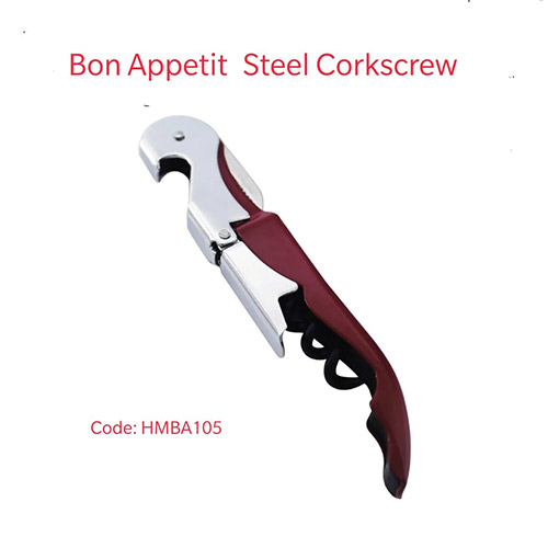 Bon Appetit Stainless Steel Corkscrew
