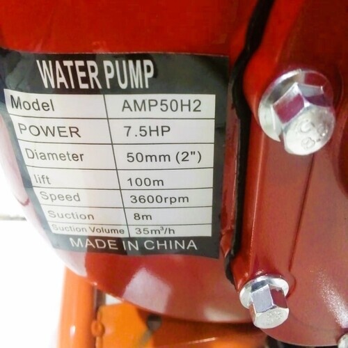 Astramilano 2 inch high pressure water pump