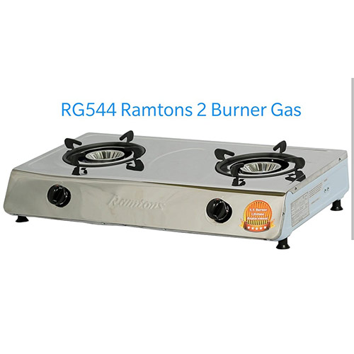 Ramtons Steel 2 Burner Gas - Cooker