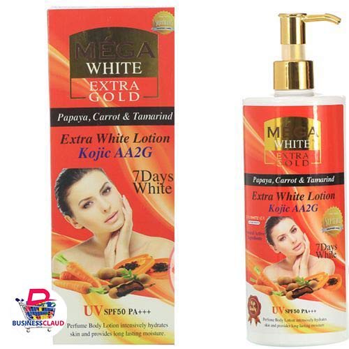 Kojic Mega White Gold France Lotion  for skin and body care, women lotion