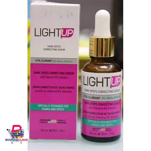 LightUp Serum for skin and body care, lotion