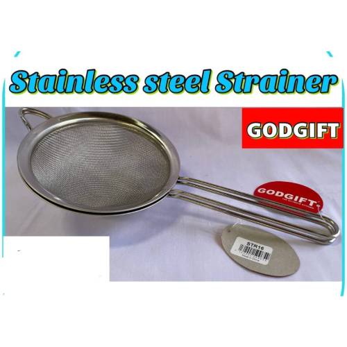 GodGift Stainless Steel Strainer size 18