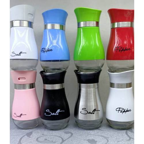 Glass Salt and Pepper Shaker 2 pcs Set