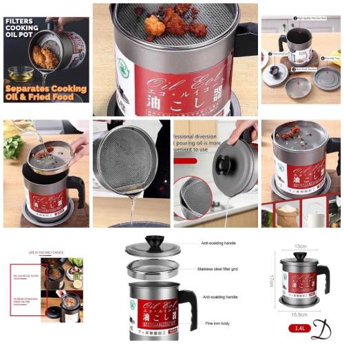 Quality Oil Filter Kettle 1.7L