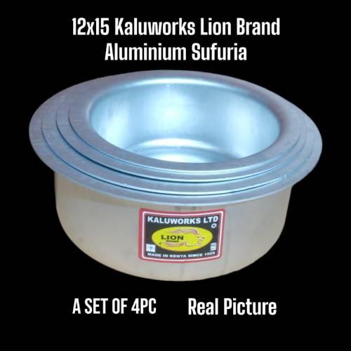 Kaluworks Lion Brand Aluminium Sufuria Set