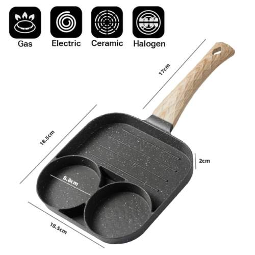 Marble Omelet Pancake Pan 3com