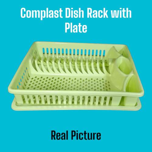 Complast Plastic dish drainer with tray