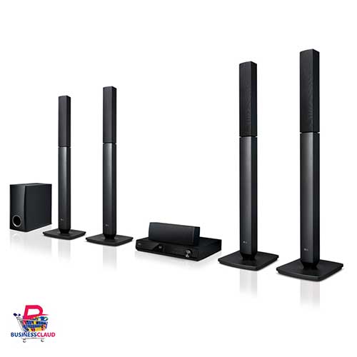 LG Television LHD457 Home Theatre - 5.1 Channel, 330W, Tall Boy, Bluetooth