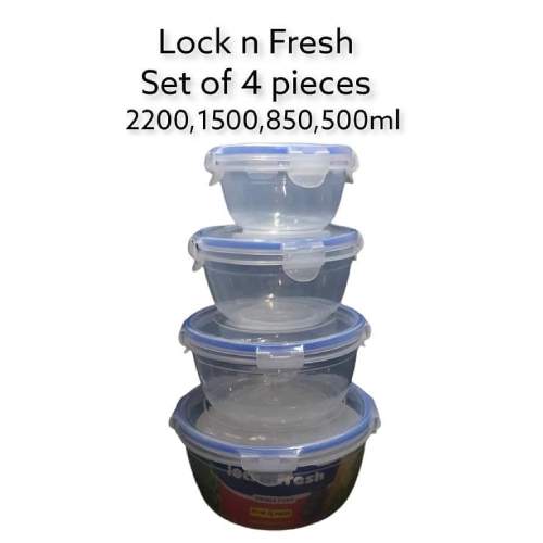 Lock n fresh set of 4 pieces round