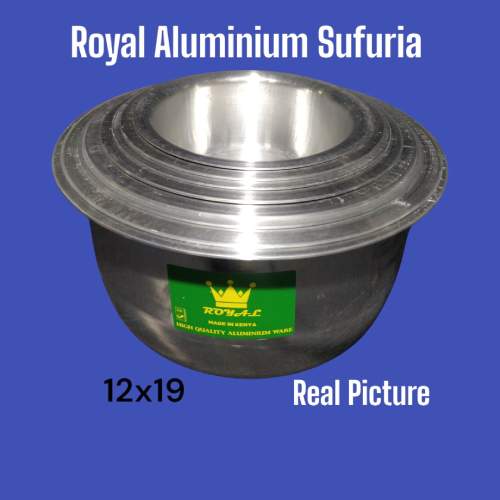 12x19 Royal Aluminium Sufuria Set of  8pcs
