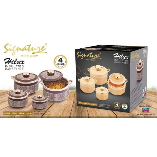 Signature Hilux Insulated Hot Pot 4pc 1000/1500/2500/4300ml