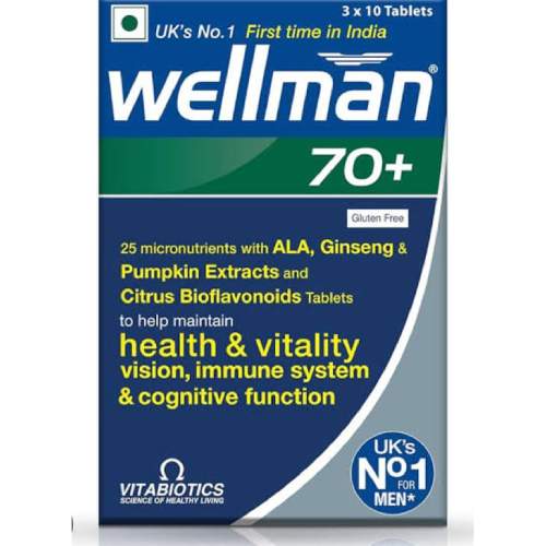 Wellman 70 plus by Vitabiotics - Premium Suppliments