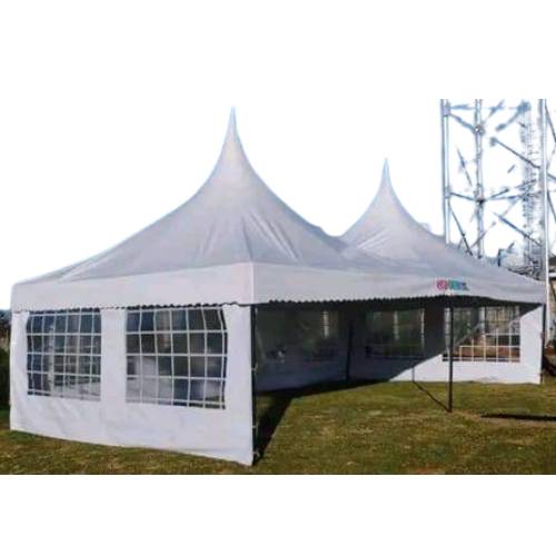 100 Seater High Peak PVC Tent for Events – 30ft × 15ft (Grey)