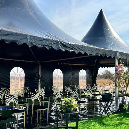 200 Seater Funeral Tent – Heavy Duty PVC Event Shelter