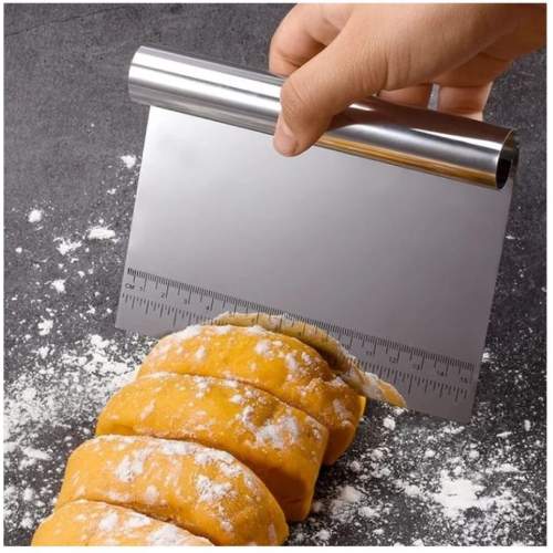 Premium Quality Steel Pastry Scraper 15cm
