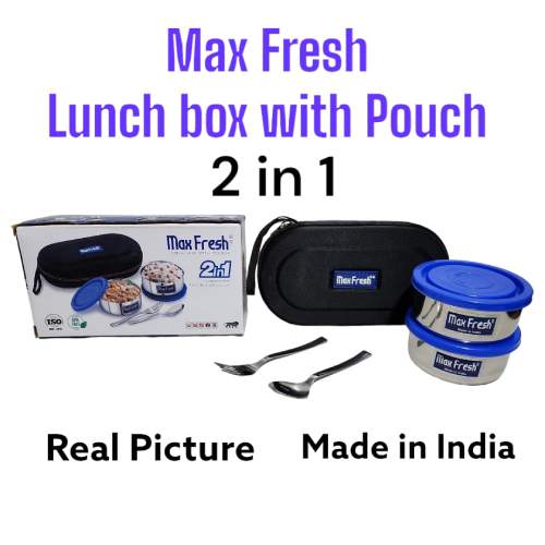 Max Fresh Stainless Steel Lunch Box