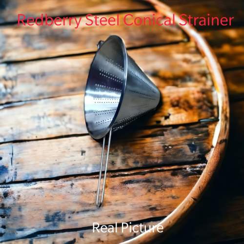 Stainless Steel Conical Redberry Strainer