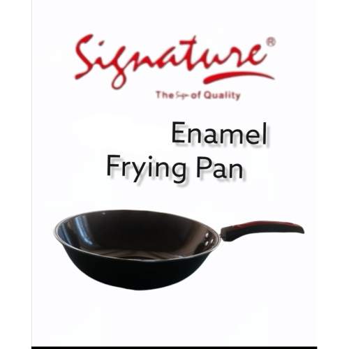 Signature Metal Black Wok 30cm Frying pan
