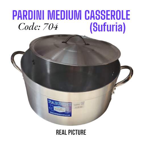 Pardini Aluminum Medium Casserole Sufuria 21.5L