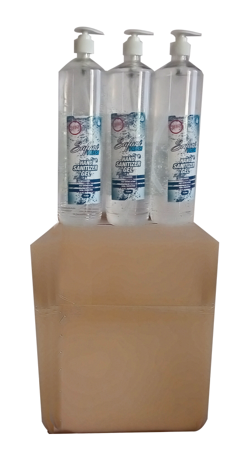9pcs 70% Alcohol Hand Sanitizer Gel 1L (with pump cap