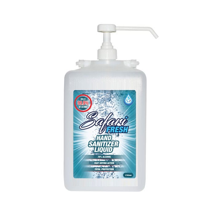 Safari Fresh 70% Alcohol Hand Sanitizer Liquid 2L