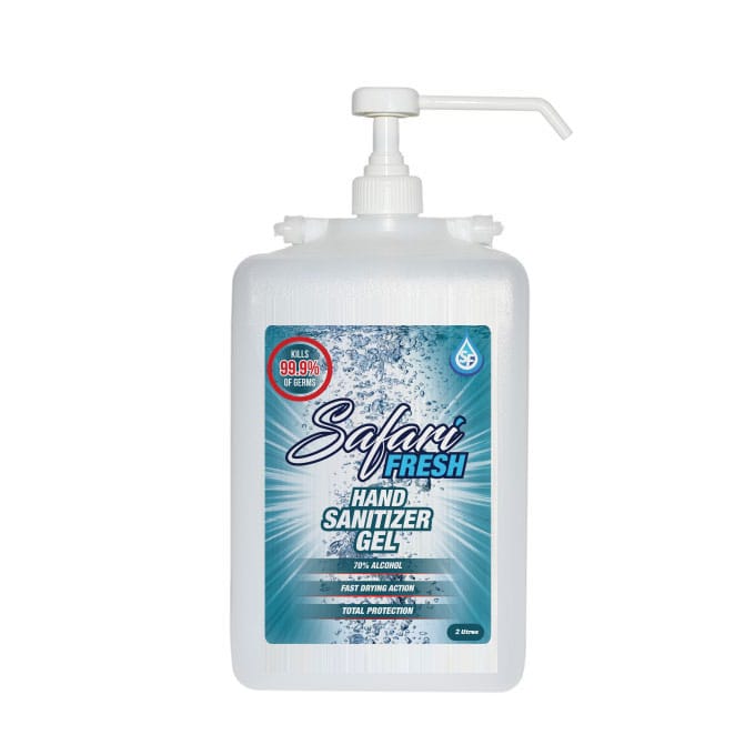 Safari Fresh 70% Alcohol Hand Sanitizer Gel 2L