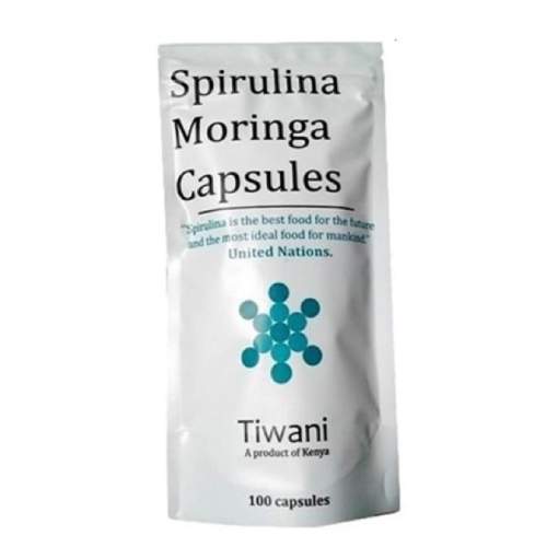 Spirulina Moringa 100 capsules - Health  Supplement
