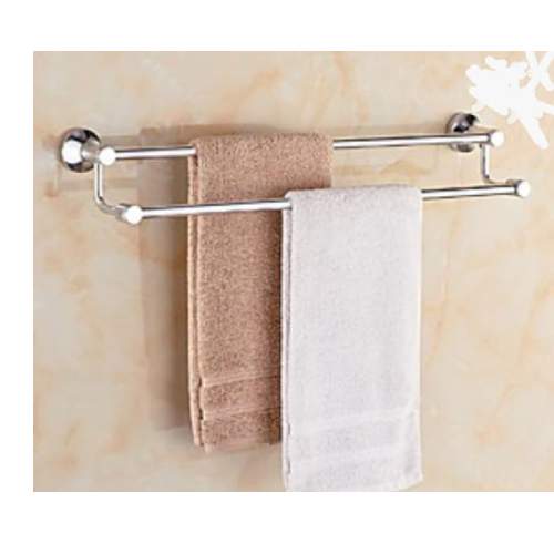 Towel rod double rail Stainless steel