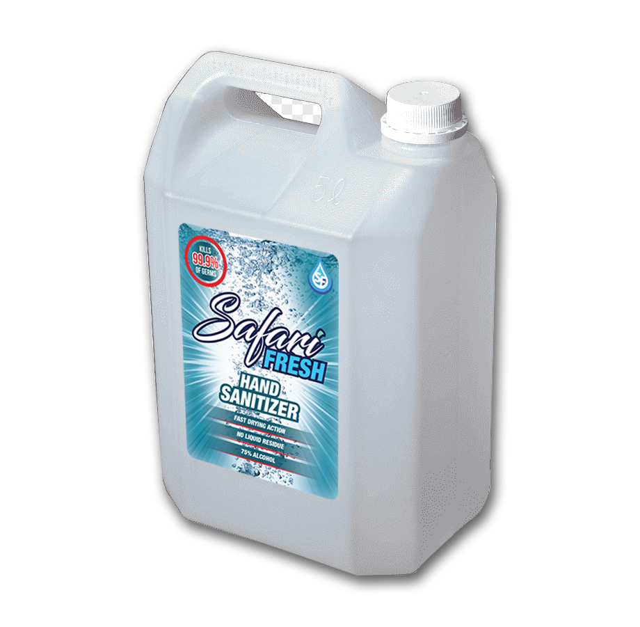 Safari Fresh 70% Alcohol Hand Sanitizer Gel 5L