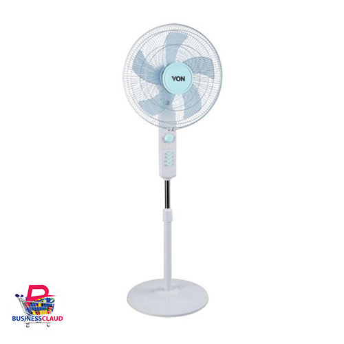 Floor Standing Fan - White Von VSNJ6620L 16"