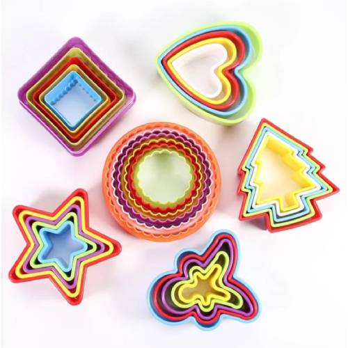 Plastic Cookie Cutter 5pcs set