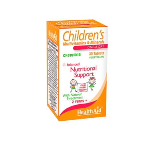 Health Aid Children Multivitamin and Minerals With 30 chewable tablets