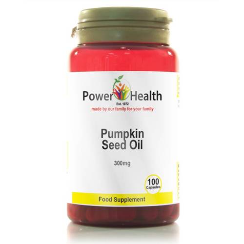 Power H Pumpkin Seed Oil Capsules 300mg 100 caps