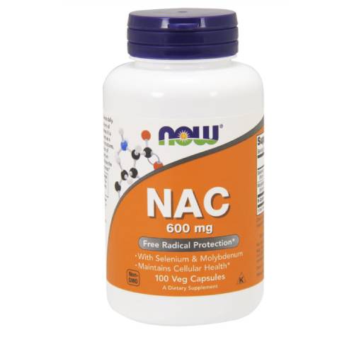 NOW NAC 100caps antioxidant support and overall wellness