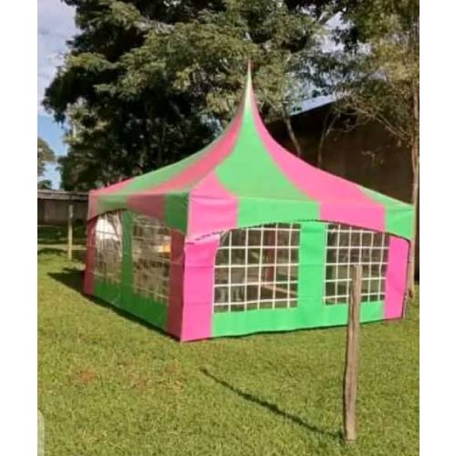 Pink and Green High Peak 50 Seater Tent Kenya