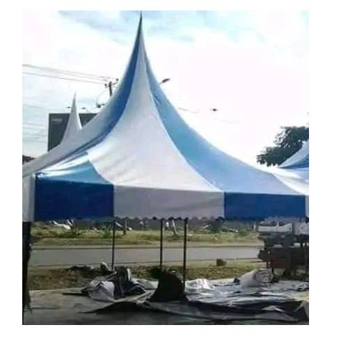 White and Blue 50 Seater High Peak Tent
