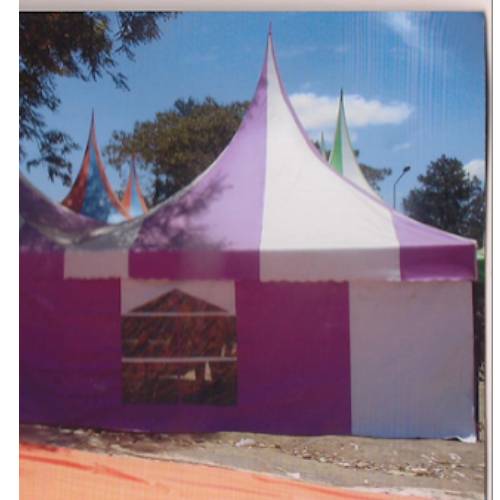 High Peak Seater Tent Purple and White Color Mix Kenya