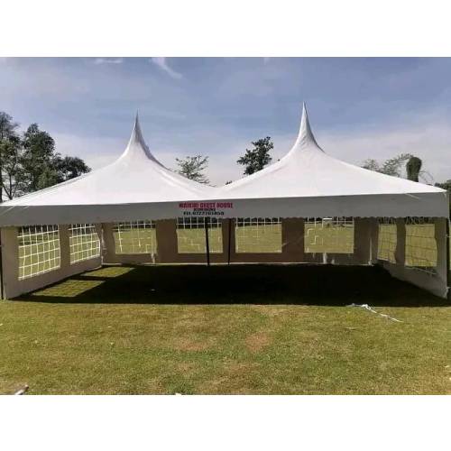 High peak tent with dance floor for 150 for corporate event
