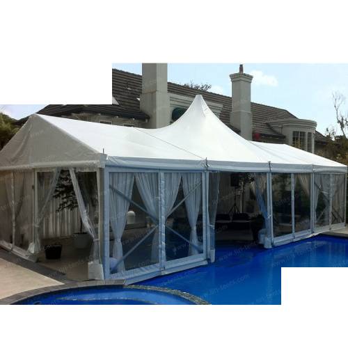 Elegant Beachside Wedding Tent Option for Coastal Celebrations