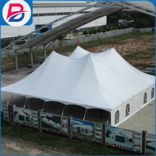 Party tent with sidewalls for privacy