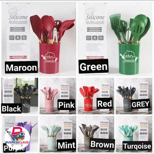 Silicone spoon set